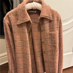 Acne studios tweed shirt